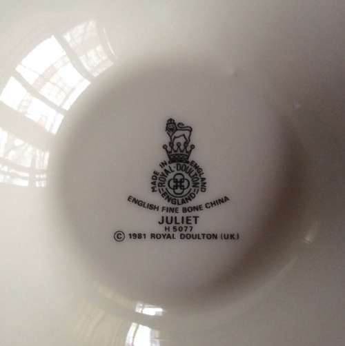 Royal Doulton `Juliet` Fine Bone China Candle Holders