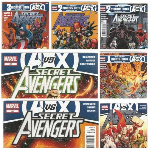 Secret Avengers Issue #21-1, #22, #23, #24, #26, #27 and #28