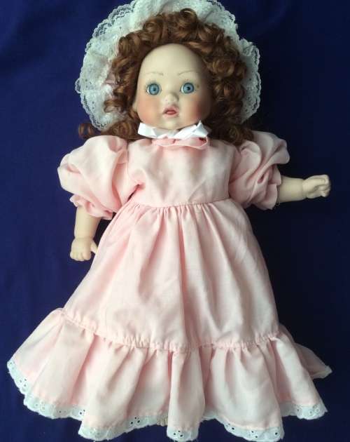 Vintage Porcelain Baby Doll - Little Girl