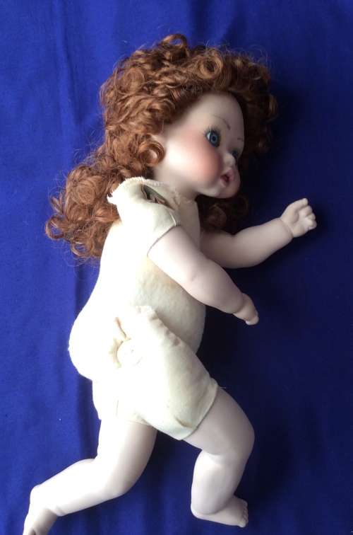 Vintage Porcelain Baby Doll - Little Girl