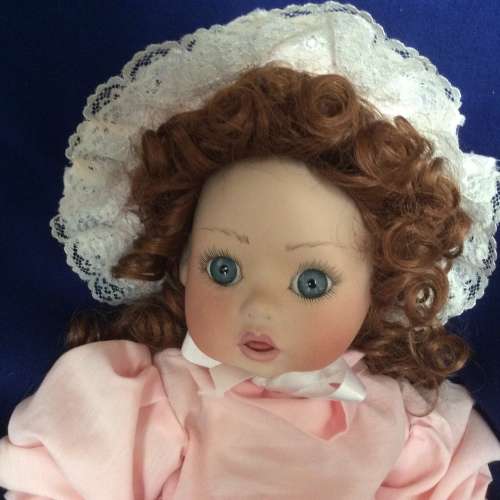 Vintage Porcelain Baby Doll - Little Girl