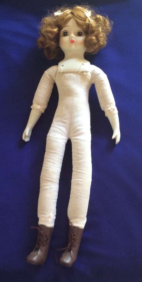 Vintage White Porcelain Doll