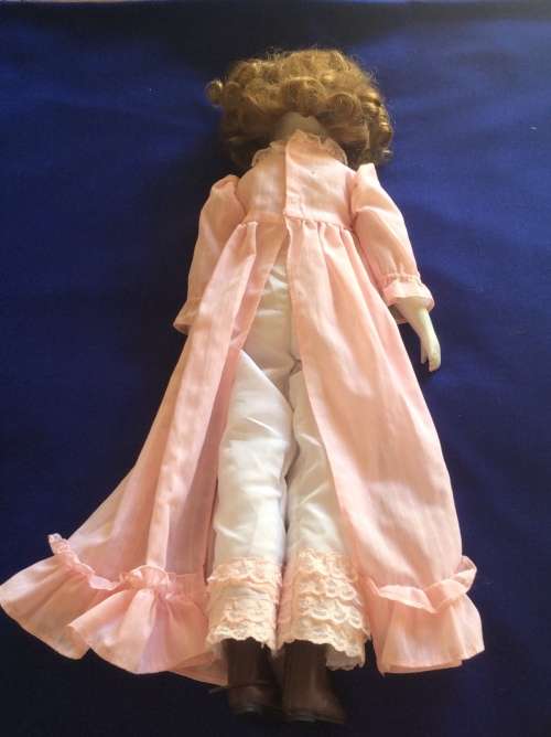 Vintage White Porcelain Doll
