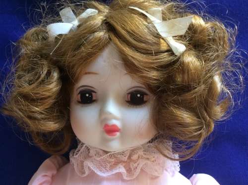 Vintage White Porcelain Doll