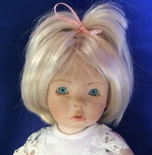 Vintage Bisque Porcelain  String Jointed Baby Dolls