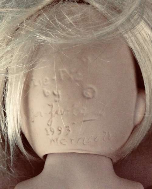 Vintage Bisque Porcelain  String Jointed Baby Dolls