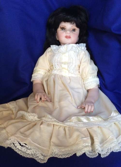 Vintage IMSCO Porcelain Doll - 1987