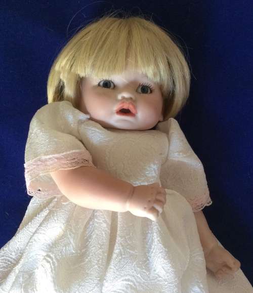 Small  Vintage Porcelain Baby Doll