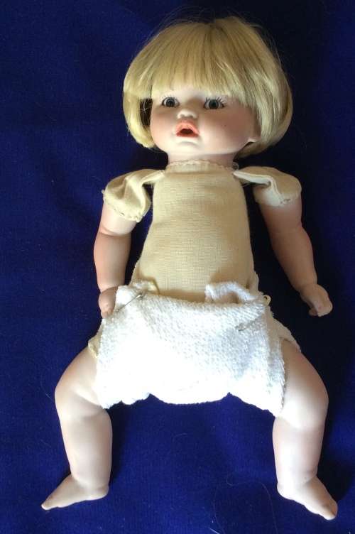 Small  Vintage Porcelain Baby Doll