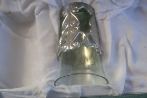 Vintage Boxed Silver Plated  Turkish Tea Set