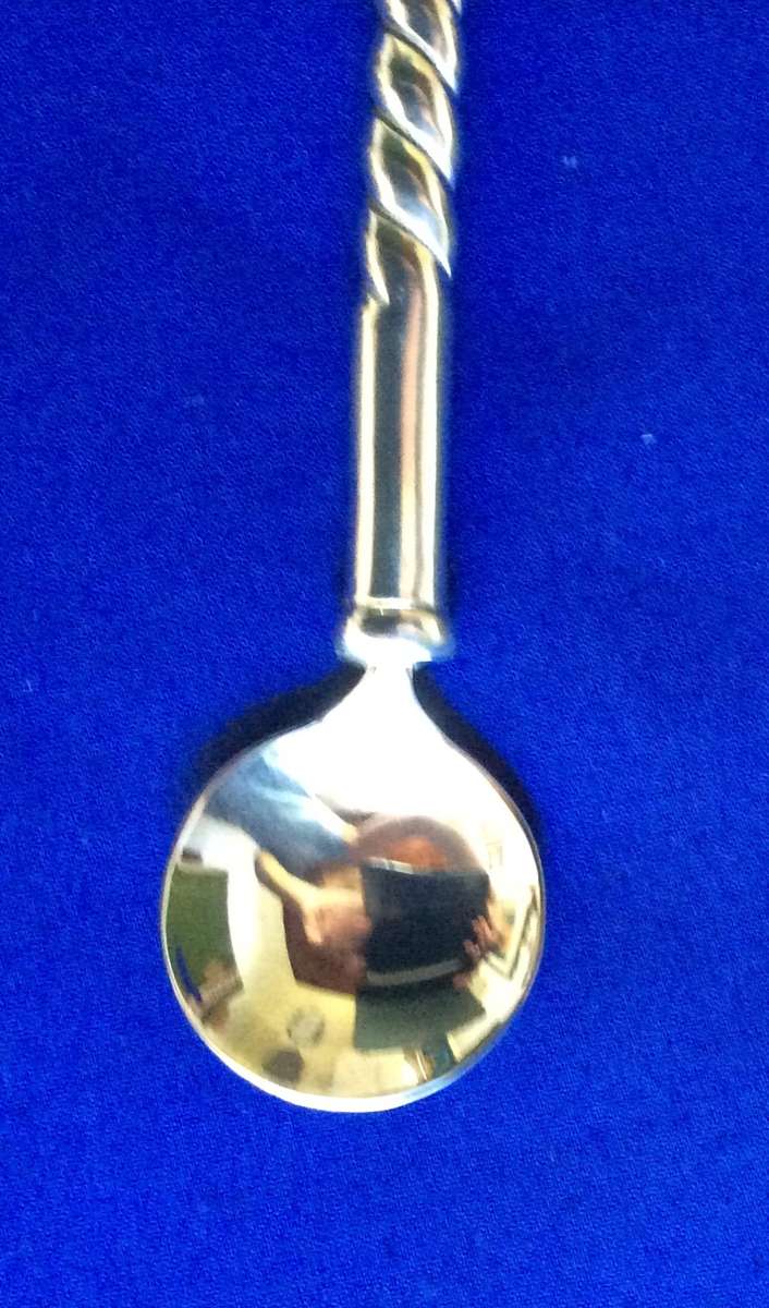 Small Carol Boyes style Bowl and Polished Pewter Spoon