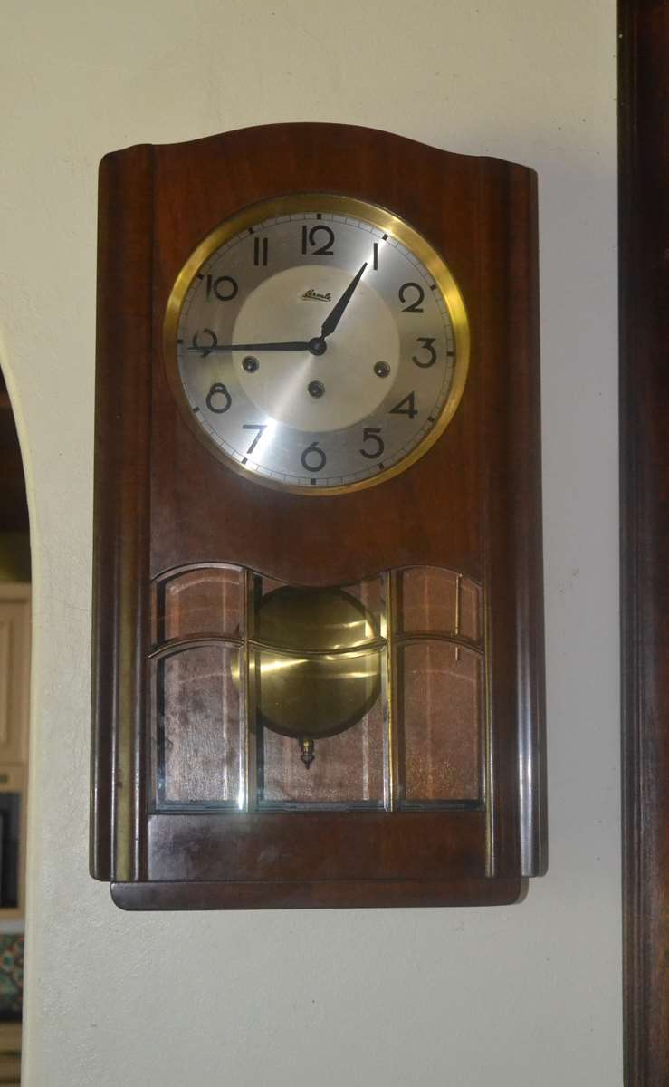 Vintage Hermle Wall Clock with Westminster Chime