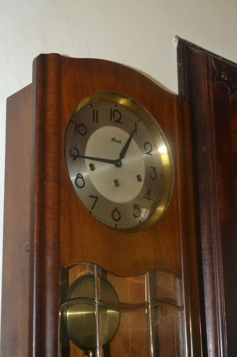 Vintage Hermle Wall Clock with Westminster Chime