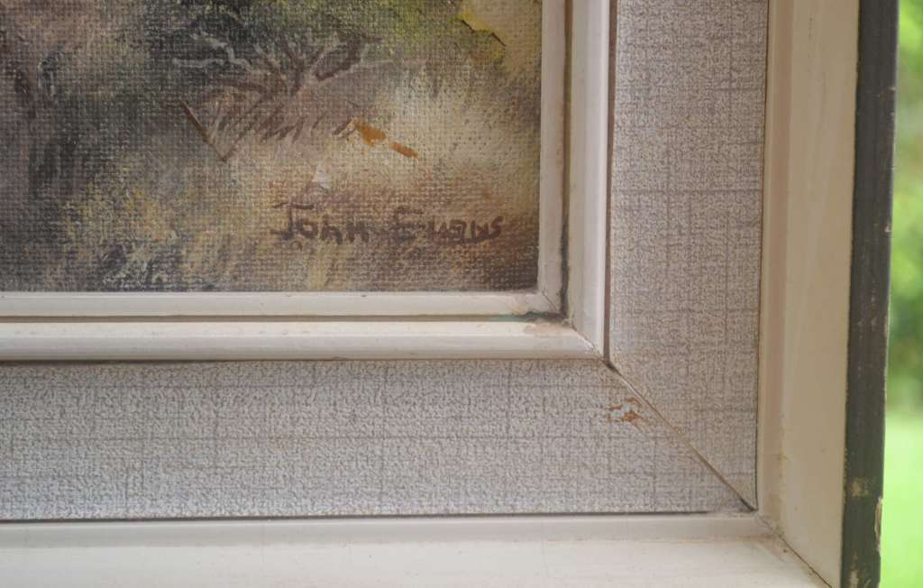 Oil on Board Landscape - Signed John Evans