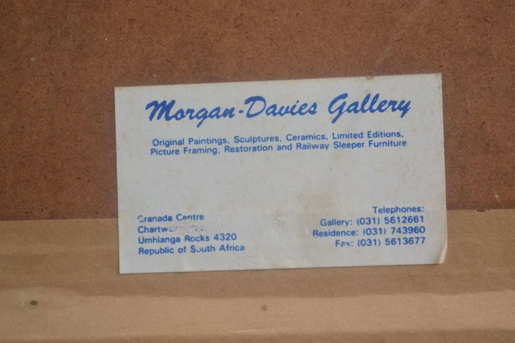 Oil on Board Landscape - Signed John Evans