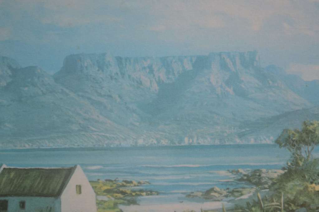 Gabriel de Jongh Print - Table Mountain - Signed with Personalised Message
