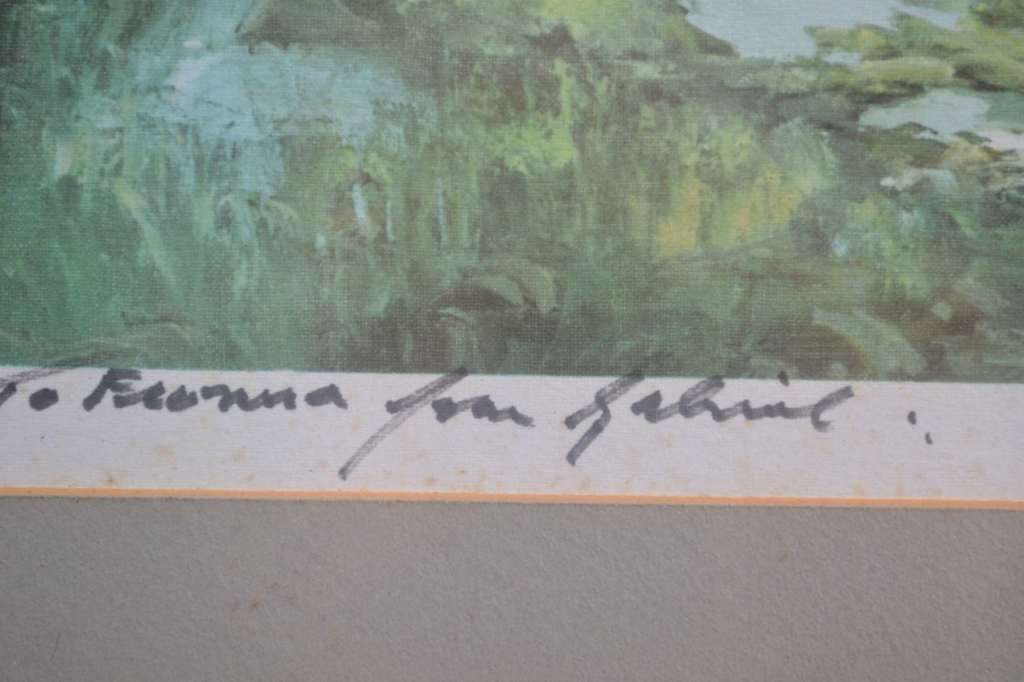 Gabriel de Jongh Print - Table Mountain - Signed with Personalised Message