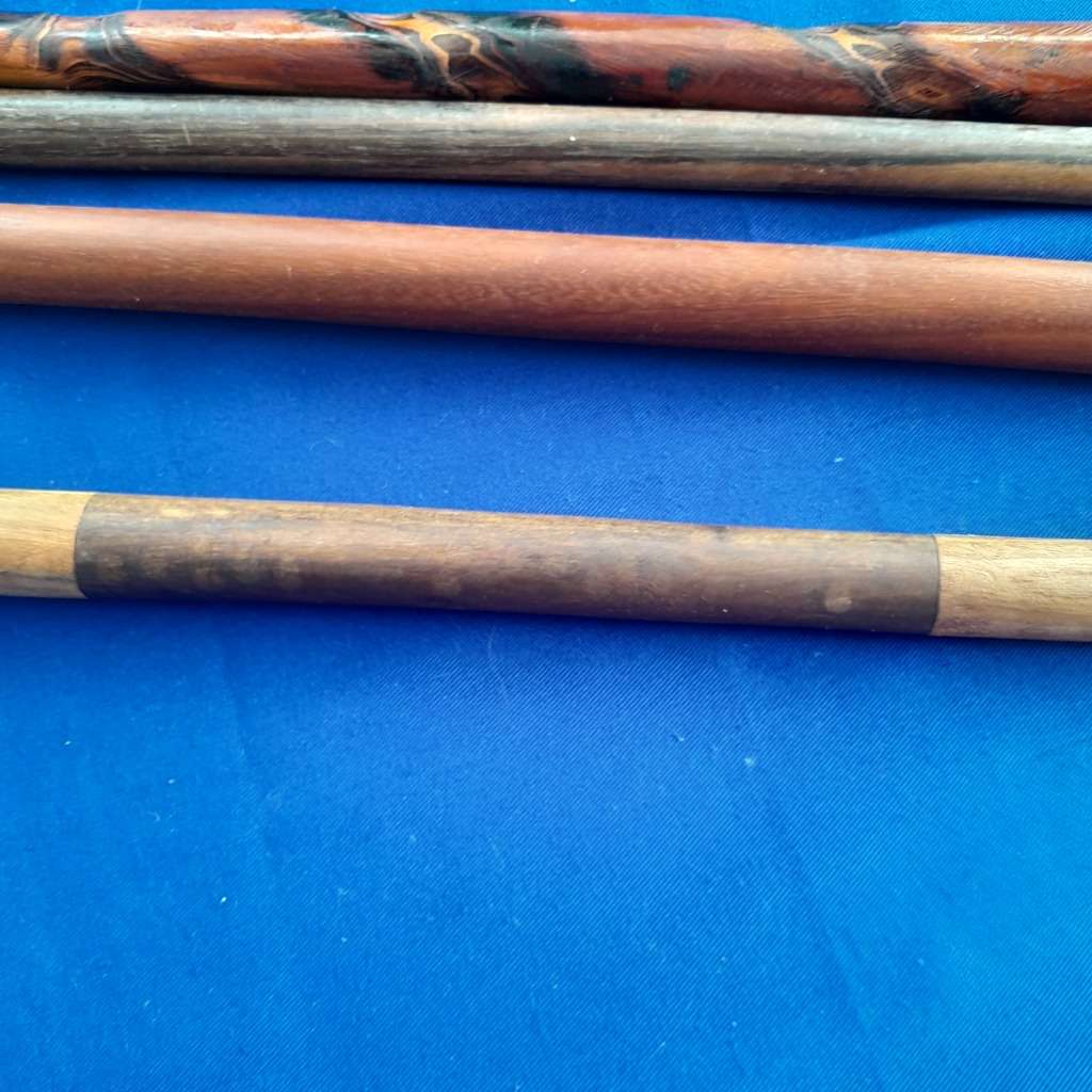 Assorted Vintage Walking Sticks in Vat Style Walking Stick Holder