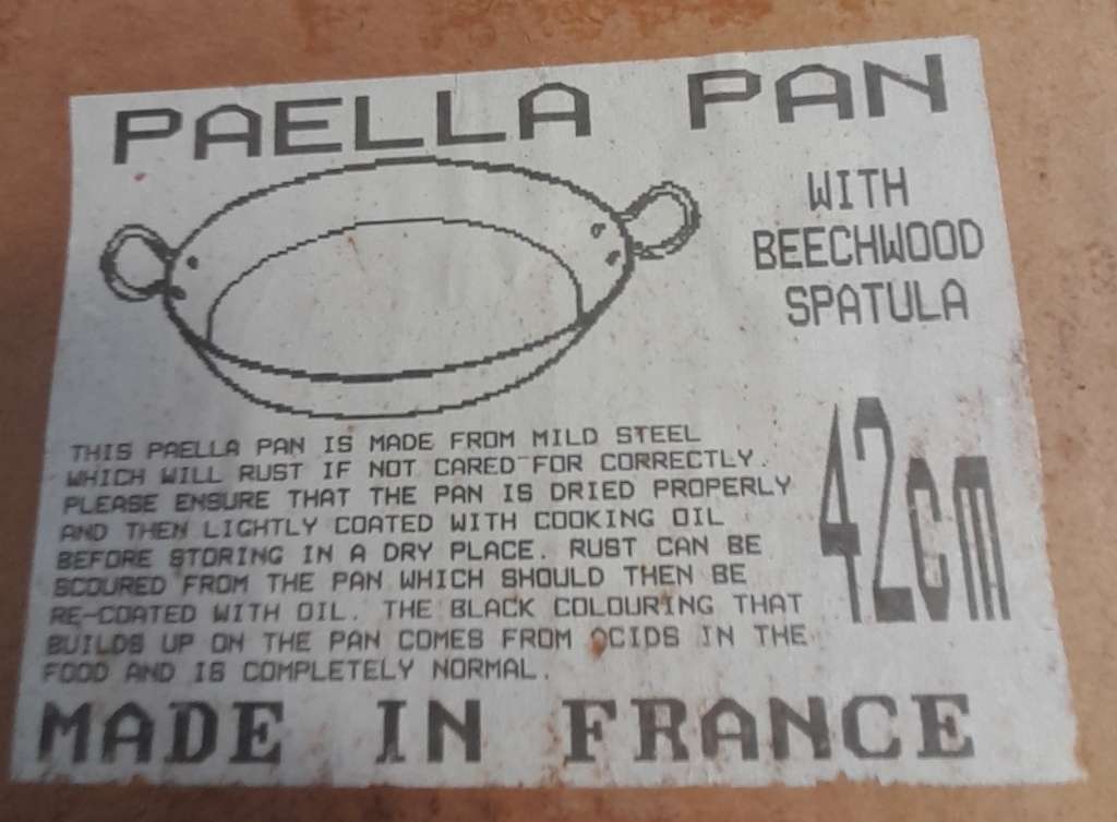 Vintage Paella Pan - Made in France