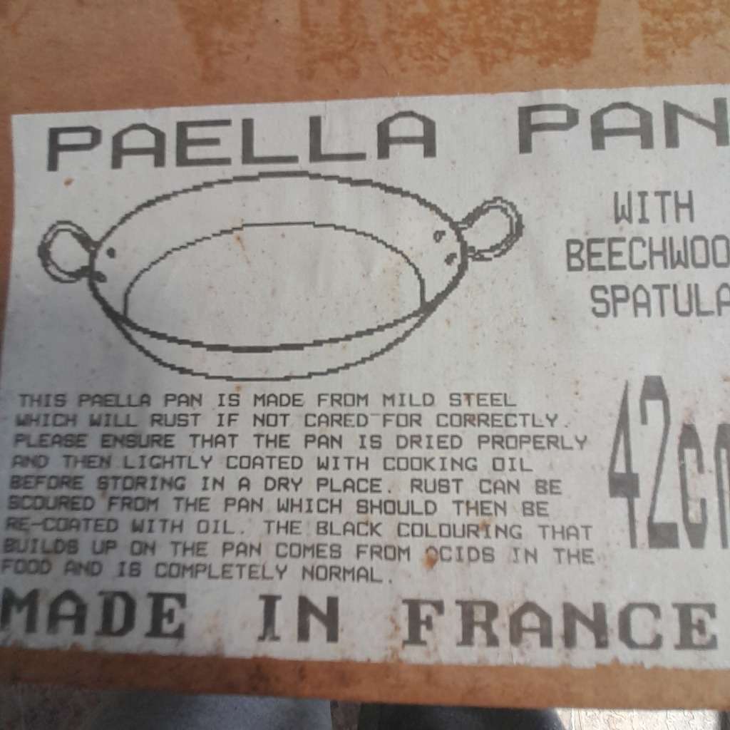 Vintage Paella Pan - Made in France