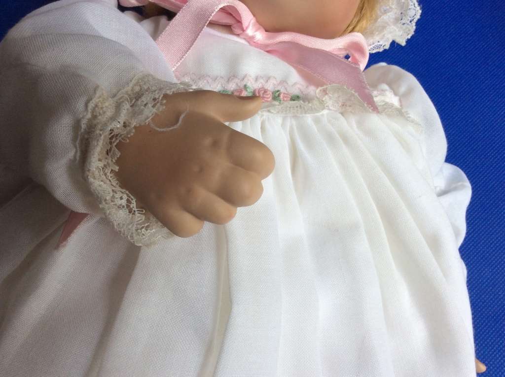 Vintage Porcelain Sleeping Baby Doll `My Princess` (Joyce Wolfe Designs)  1989