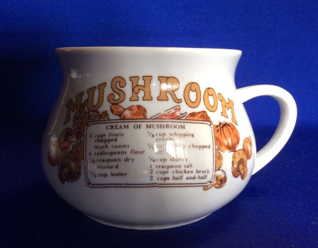 Vintage Regent Stone Recipe Soup Mugs Plus additional  Unmarked Soup Mug