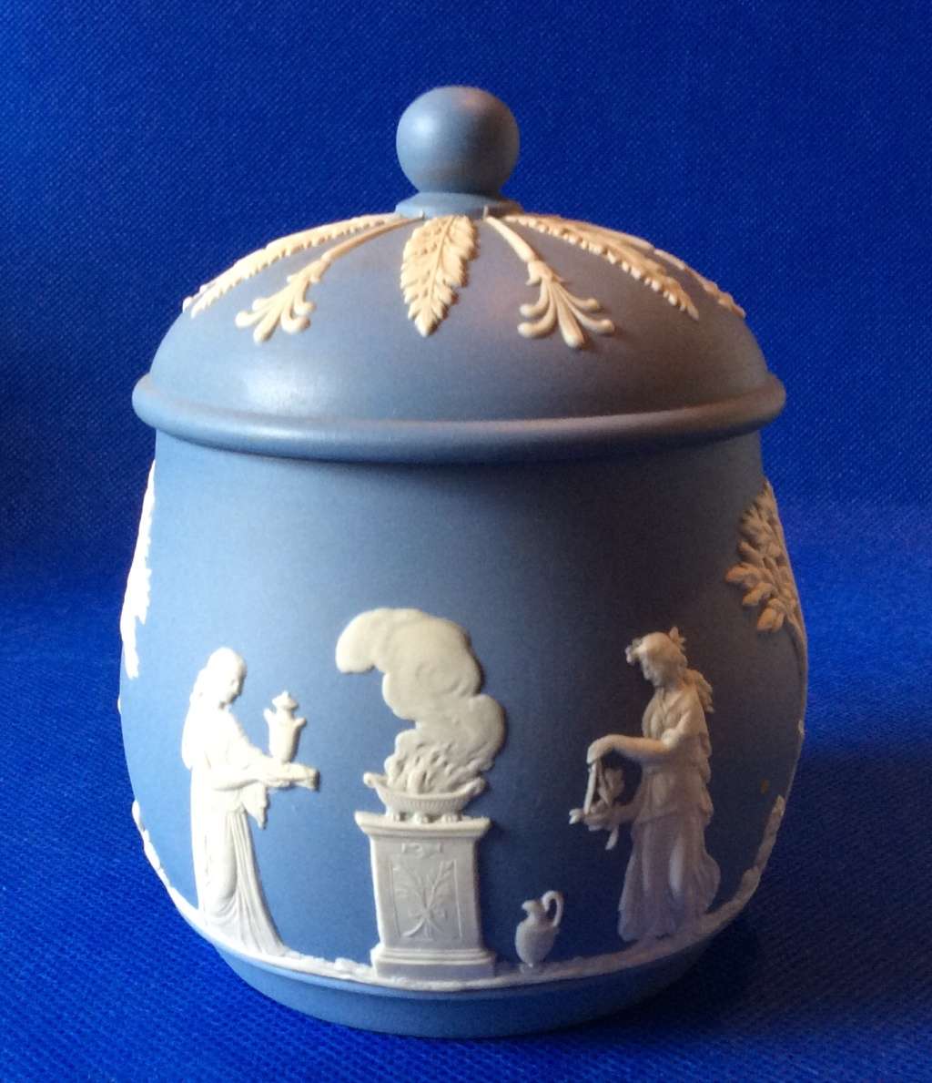 Wedgwood Jasperware  Lidded Jar