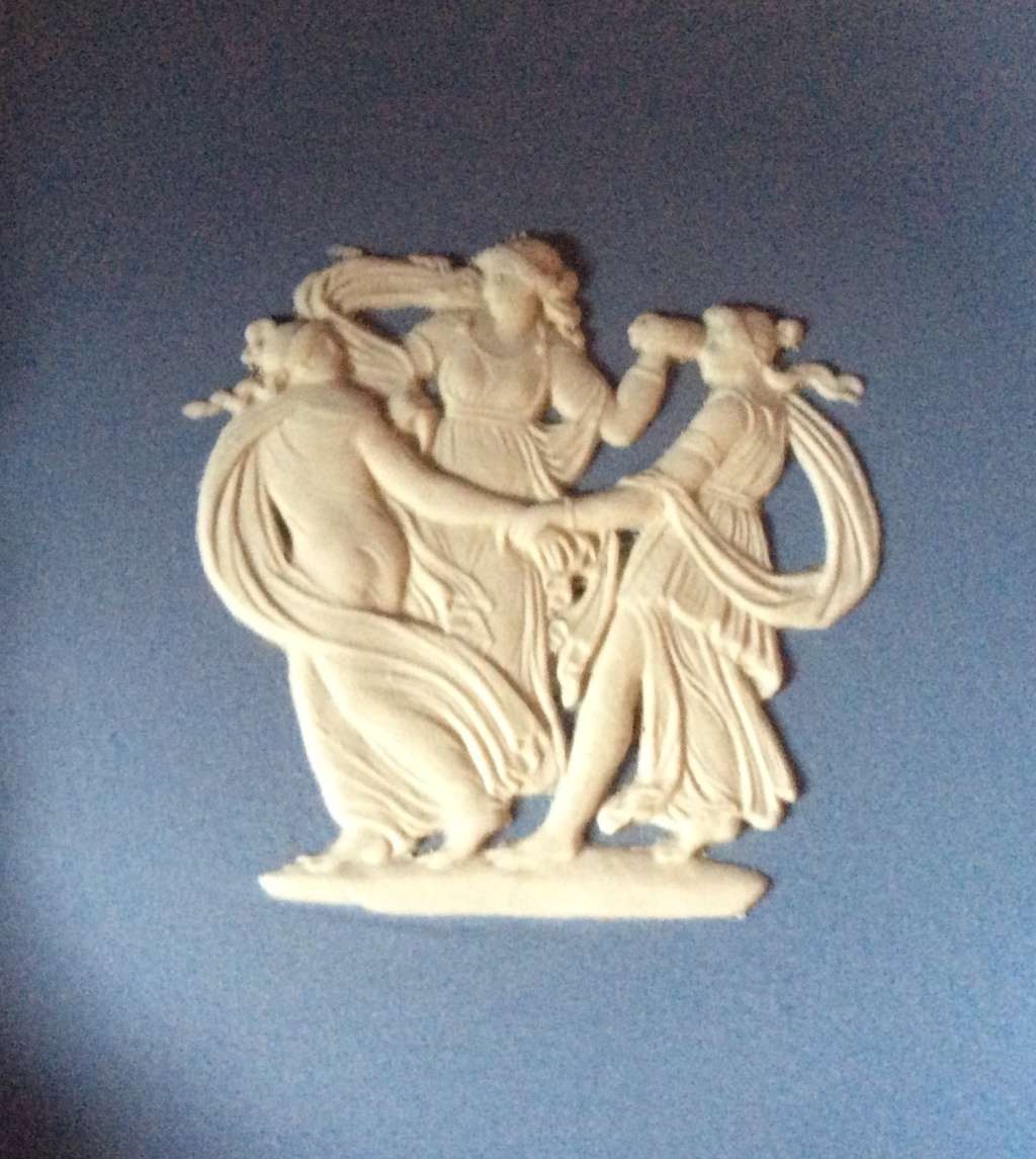 Wedgwood Blue Jasperware Items - 3 Pieces