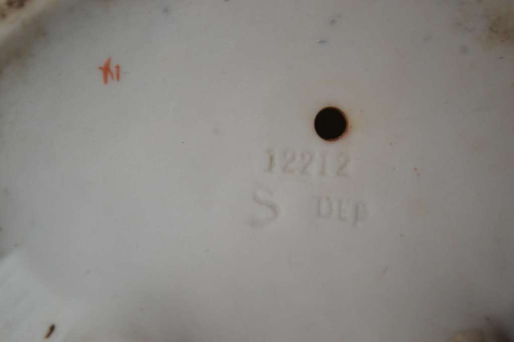 Large Vintage Bisque Porcelain Figurines x 3