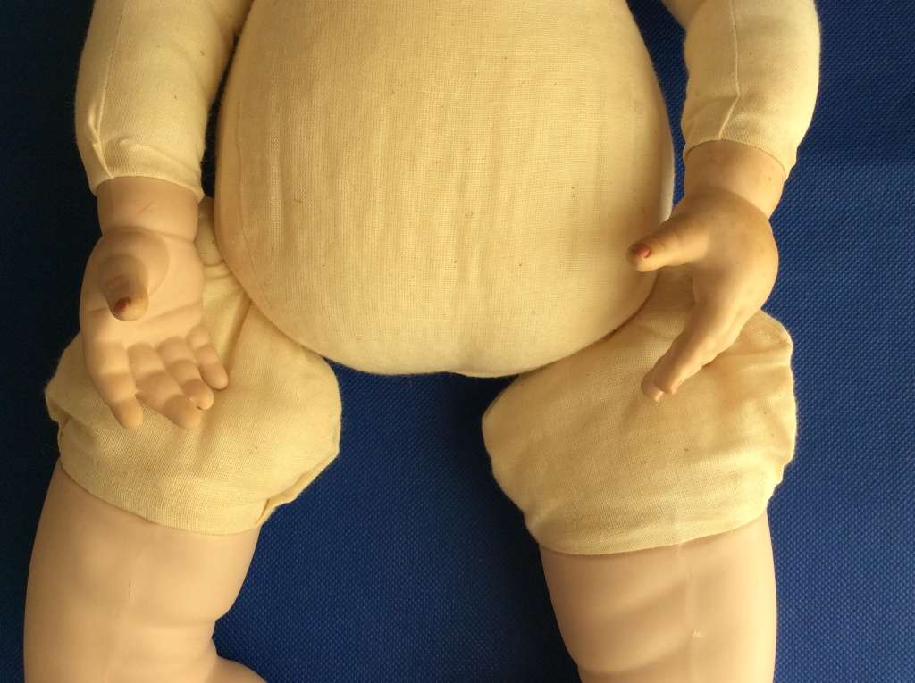 Vintage Porcelain Baby Doll - Little Boy