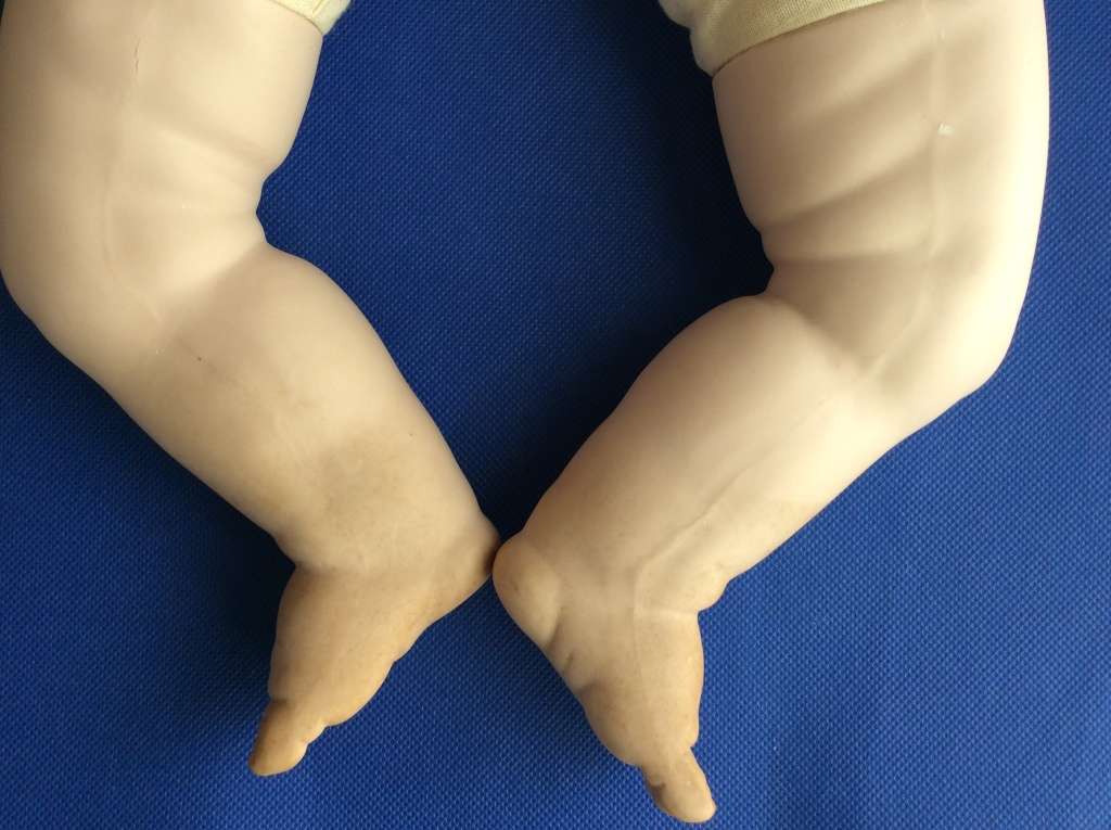 Vintage Porcelain Baby Doll - Little Boy