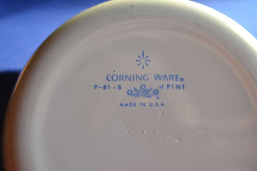 Vintage Corning Ware Cornflower Blue Saucepan /  Skillet 1 Pint