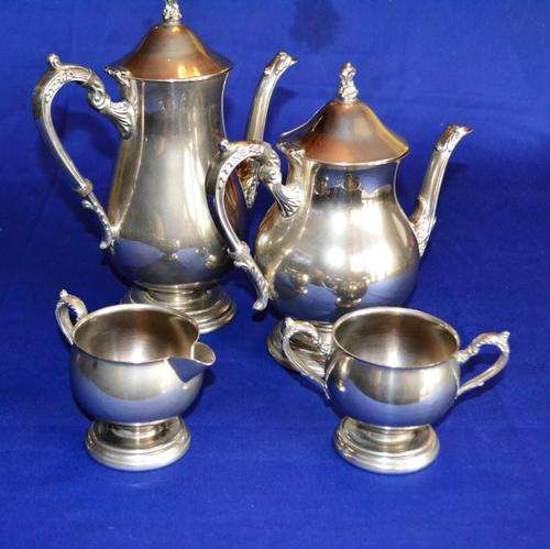 Four Piece Silver Plated Tea Set