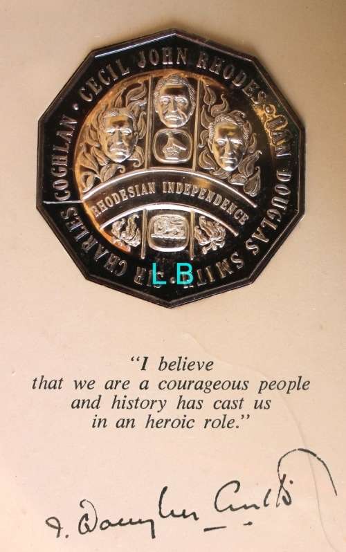 Rhodesia Silver 10th Anniversary Medallion