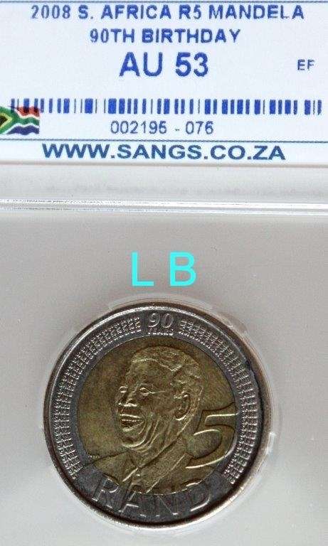2008 SANGS Mandela 90th Birthday R5 AU 53