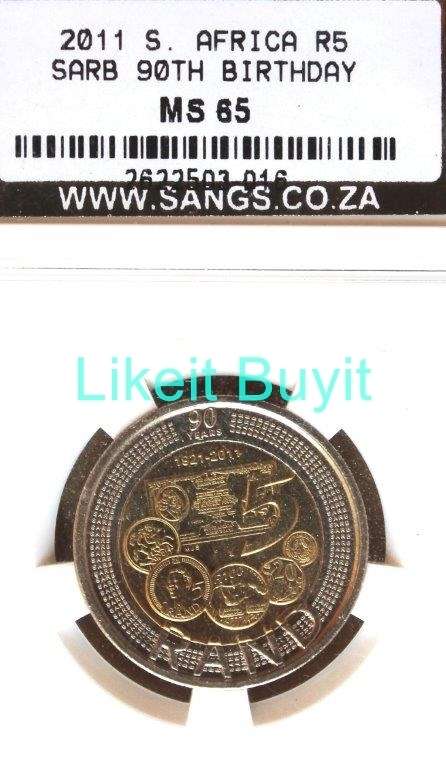 2011 SANGS SARB 90th Anniversary R5 MS 65