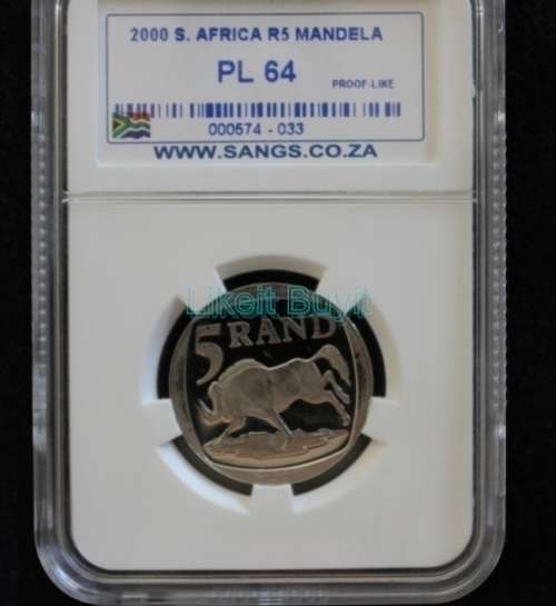 2000 SANGS Nelson Mandela Smiley R5 PL 64
