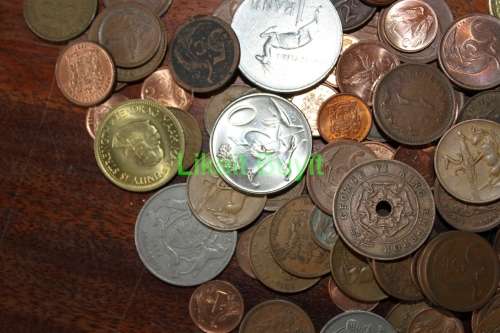 Lot of South African and World Coins - 452.1gr