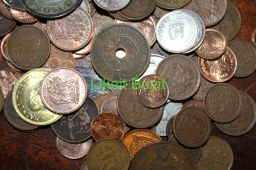Lot of South African and World Coins - 428.7gr