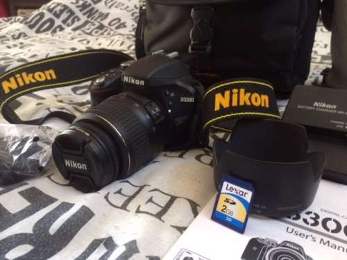 Nikon D3300 With 18 - 55mm Nicor Lens