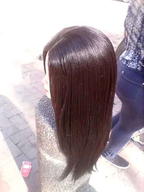 Human hair 16 inch wig non Brazilian