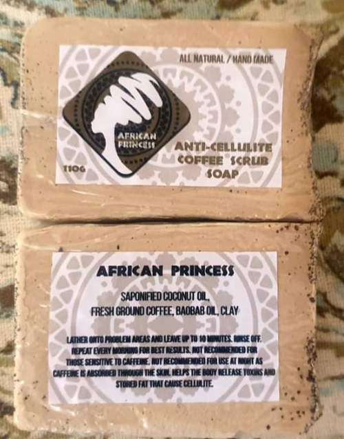 anti cellulite coffee scrub soap