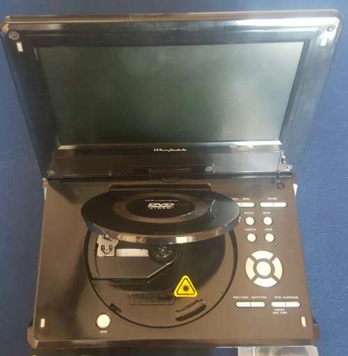 **PRE OWNED**WHARFEDALE 9" PORTABLE DVD PLAYER WITH USB|SD SUPPORT **GOOD CONDITION**