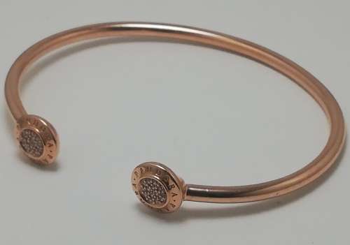 Pandora Rose Open Signature Bangle (19 cm - Number 2)