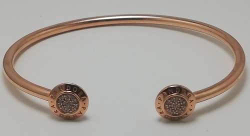 Pandora Rose Open Signature Bangle (19 cm - Number 2)