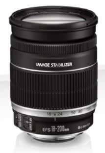 Canon 500D camera + 18-200mm lens