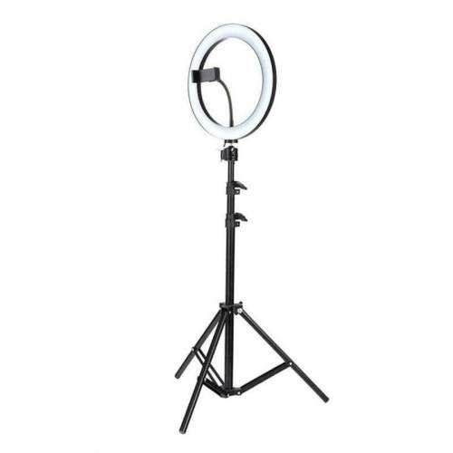 26cm Dimmable LED Ring Light Lamp With 2m Light Stand Light Kit