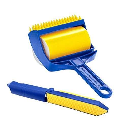Reusable Sticky Buddy Picker Cleaner Lint Roller Pet Hair Remover Brush