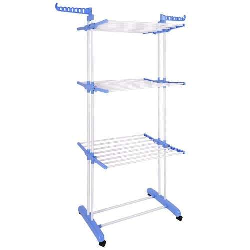 3 Layer Clothes Hanger - Blue