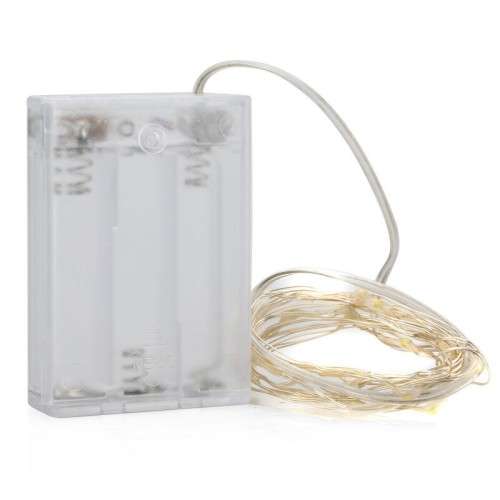 Battery Operated Copper Wire Fairy Light - 10m Warm White